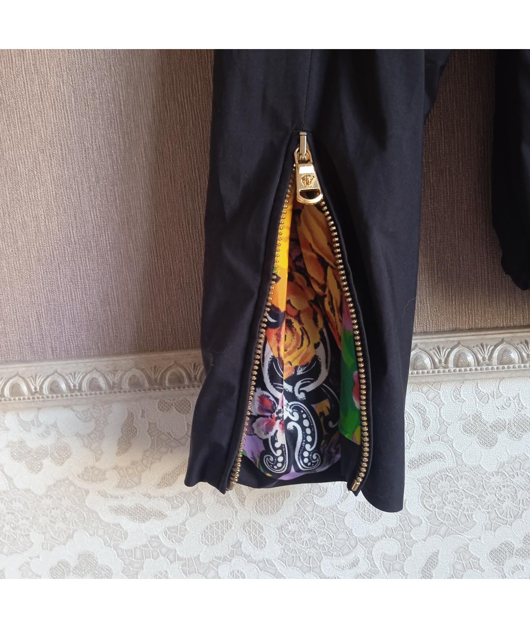 VERSACE Черная вискозная куртка, фото 5