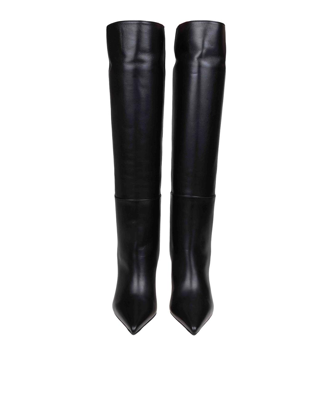 JIMMY CHOO Черные кожаные сапоги, фото 3