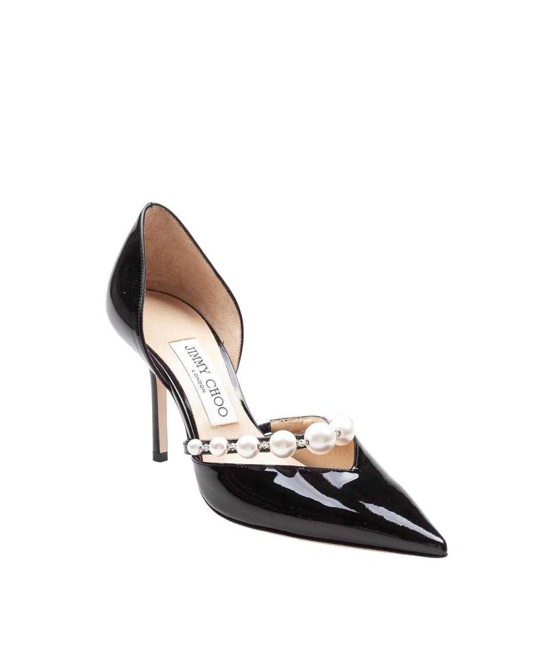 JIMMY CHOO Черные кожаные туфли, фото 2
