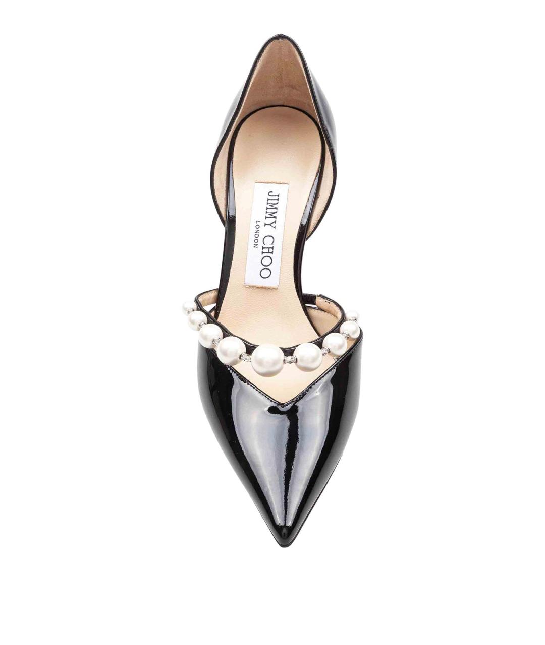 JIMMY CHOO Черные кожаные туфли, фото 3