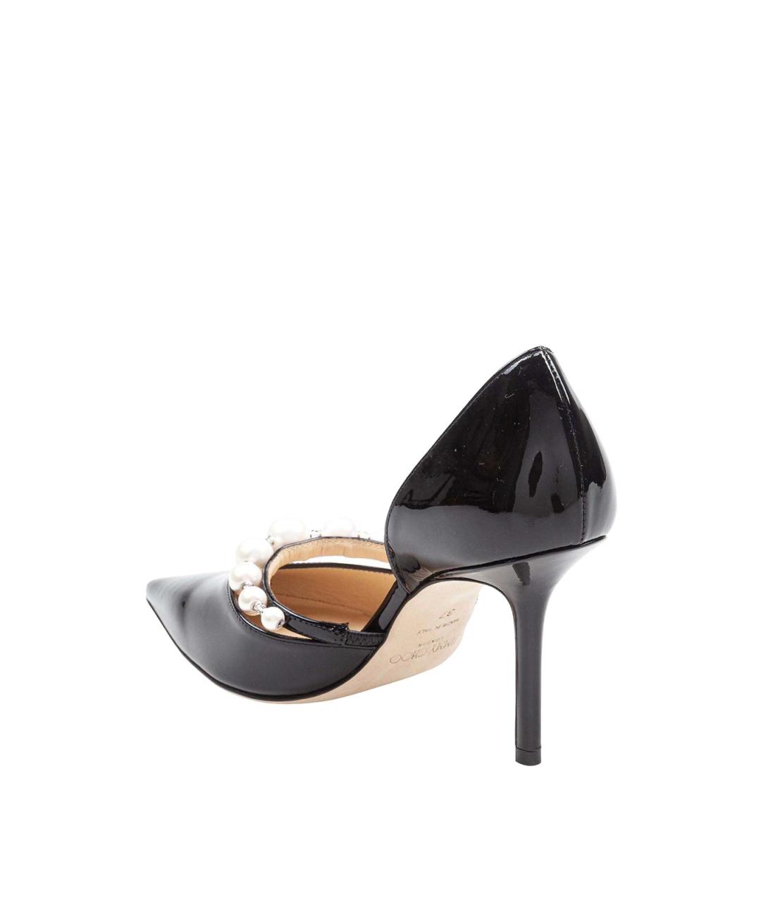 JIMMY CHOO Черные кожаные туфли, фото 4