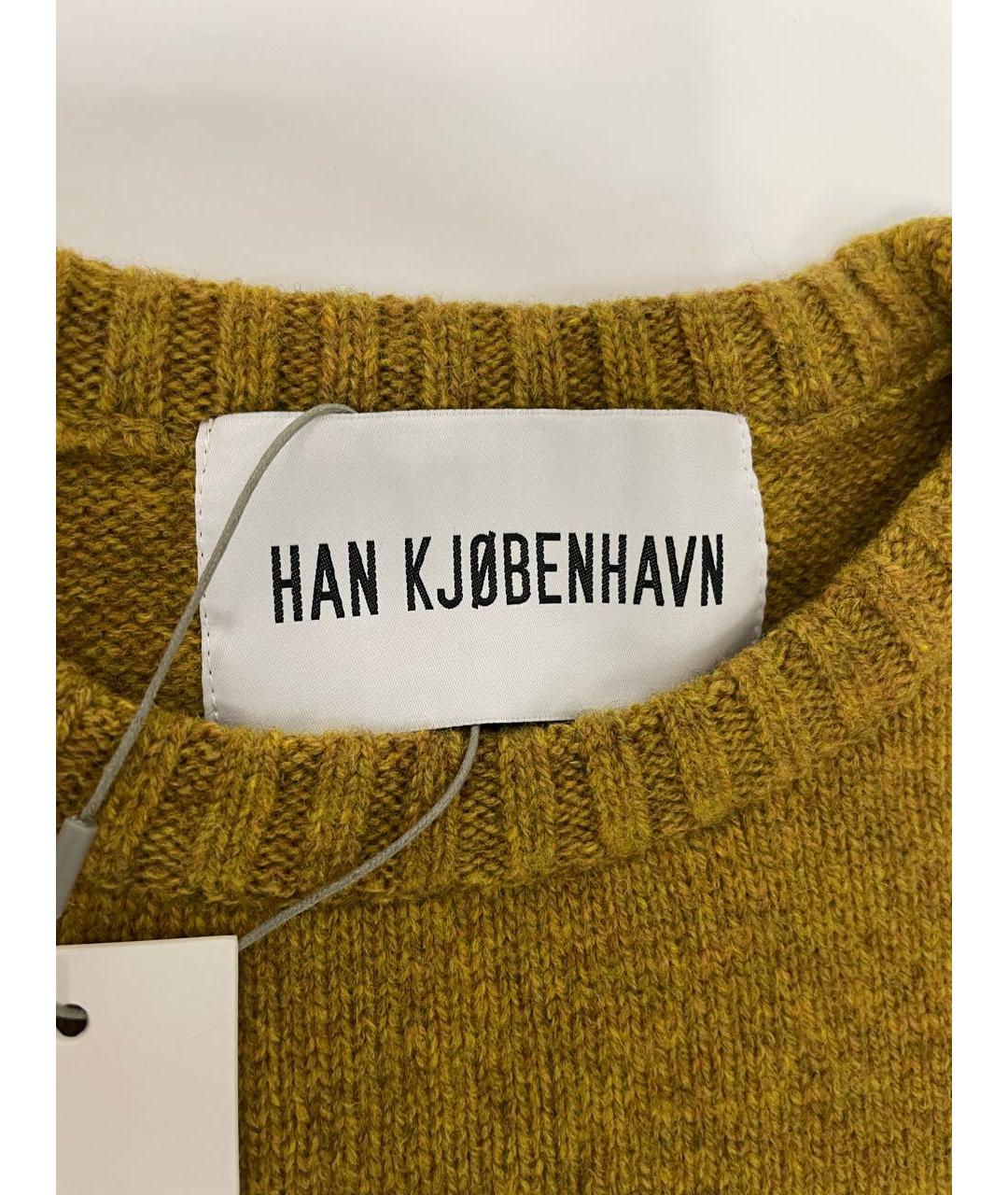 HAN KJOBENHAVN Горчичный шерстяной джемпер / свитер, фото 4
