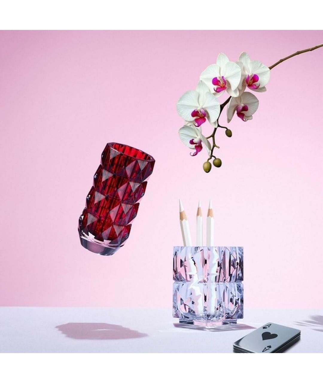 BACCARAT Красная ваза, фото 3