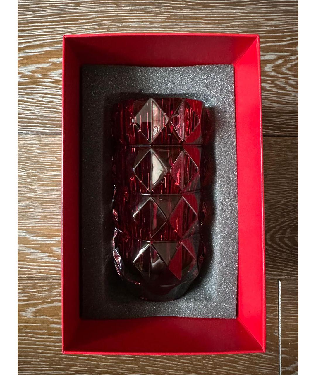 BACCARAT Красная ваза, фото 4