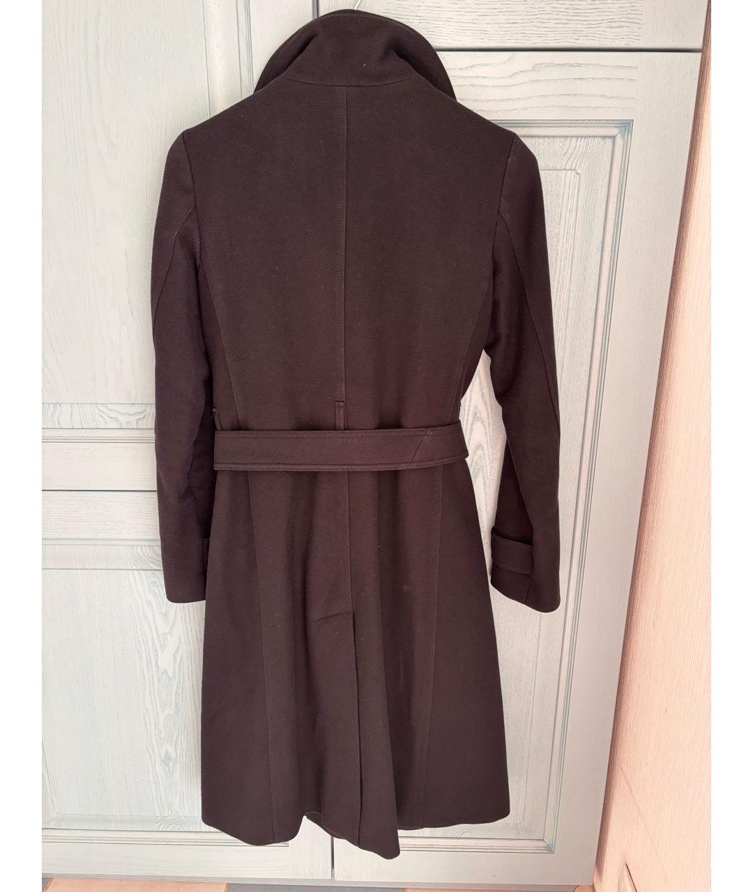 BURBERRY Черное шерстяное пальто, фото 2