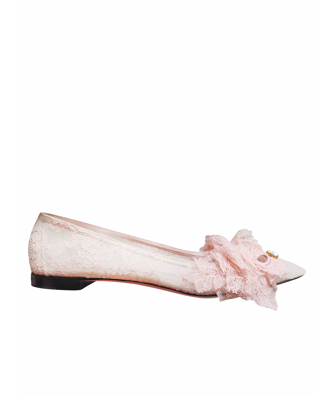ROCHAS Розовые текстильные балетки, фото 1