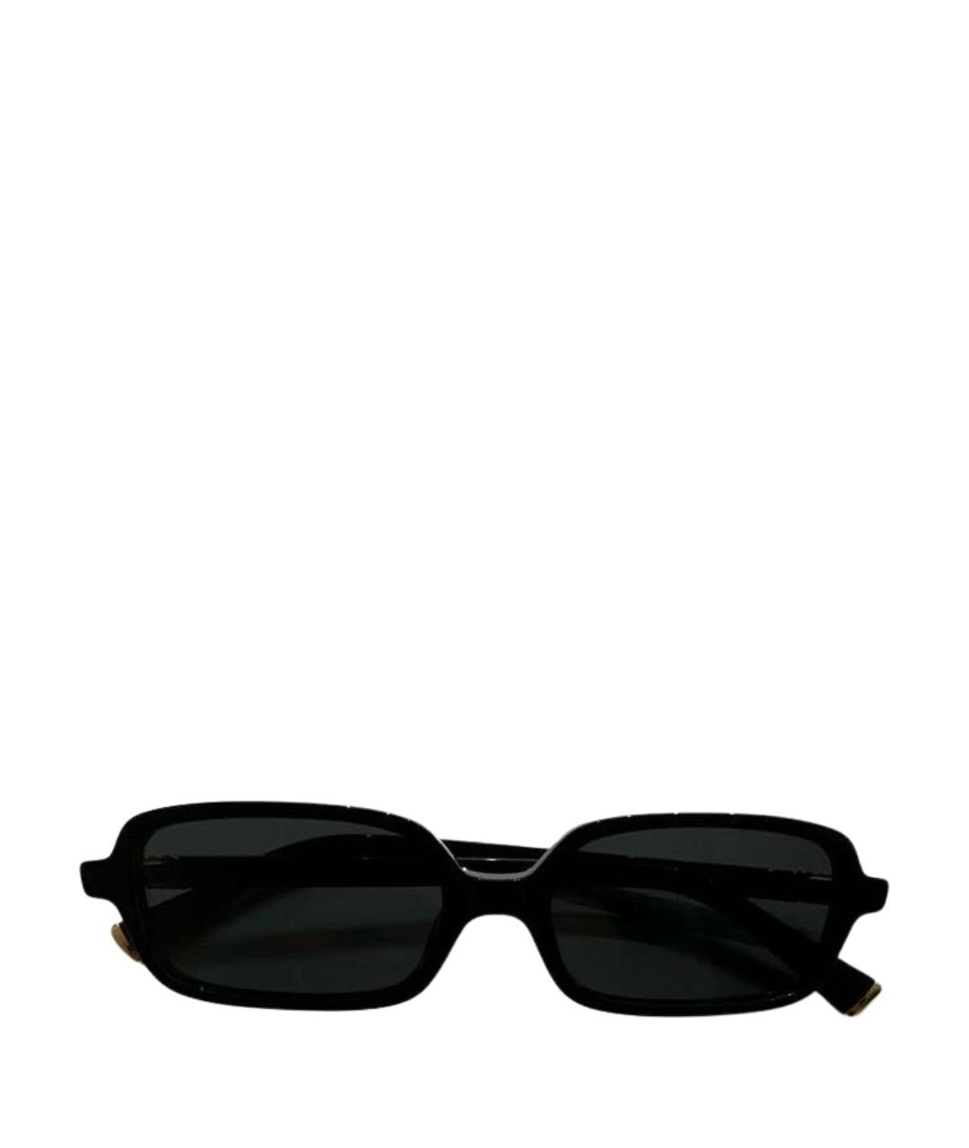 MIU MIU Черные пластиковые солнцезащитные очки, фото 1