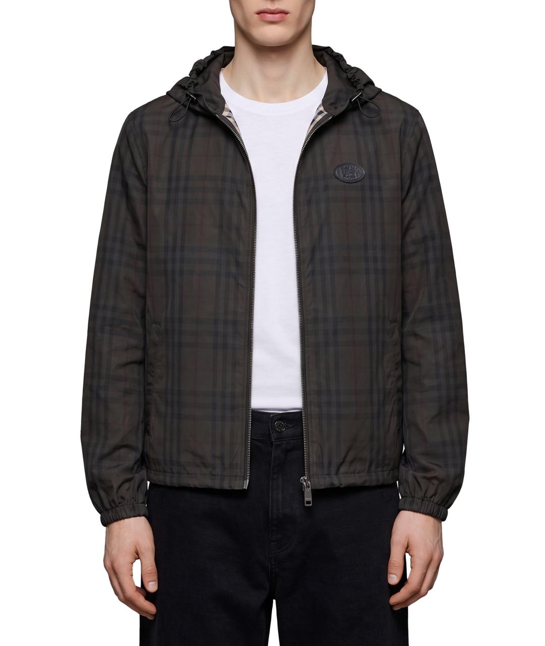 BURBERRY Коричневая хлопковая куртка, фото 1