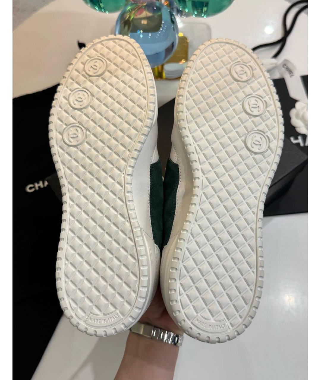 CHANEL Белые кеды, фото 3