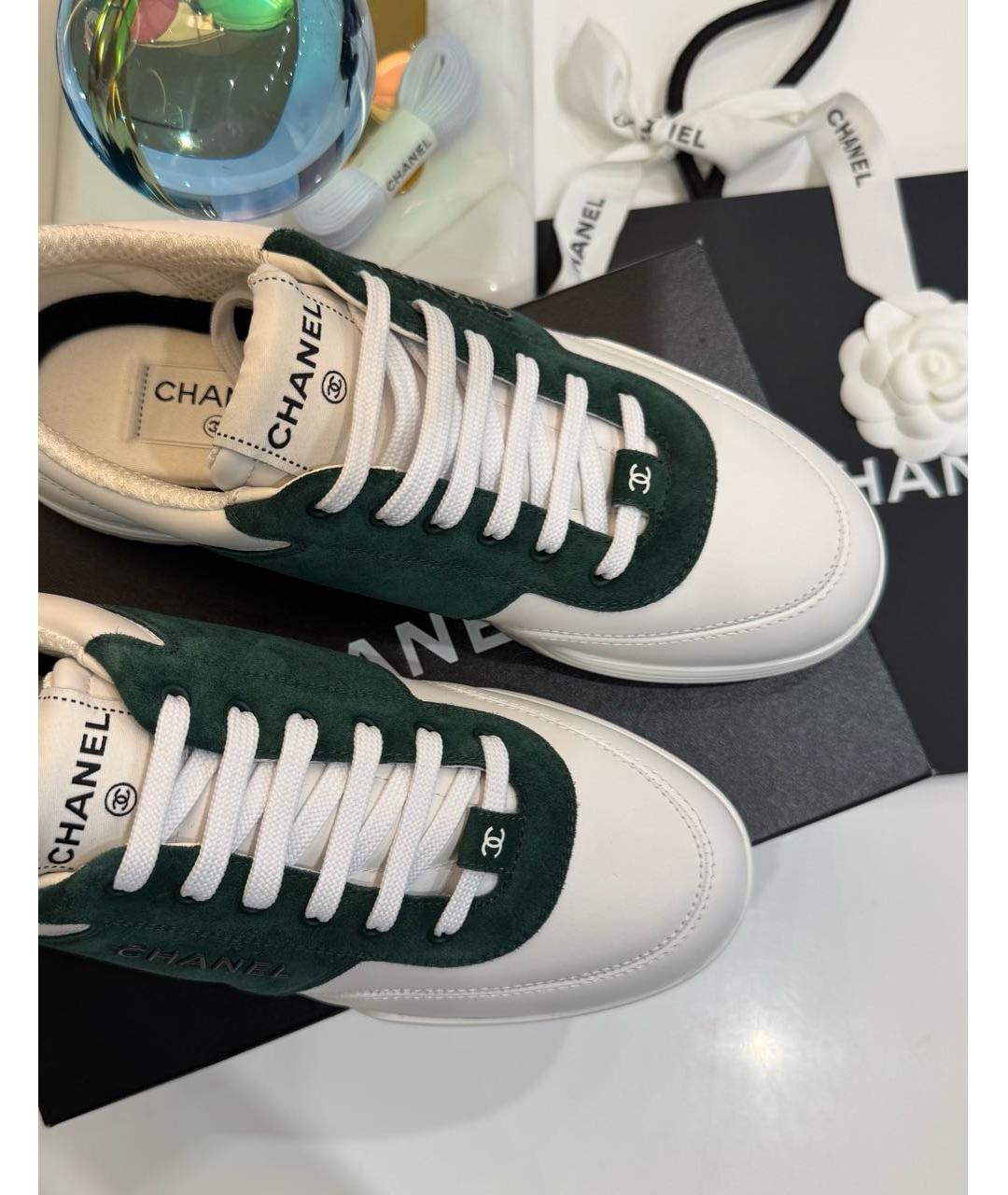 CHANEL Белые кеды, фото 6