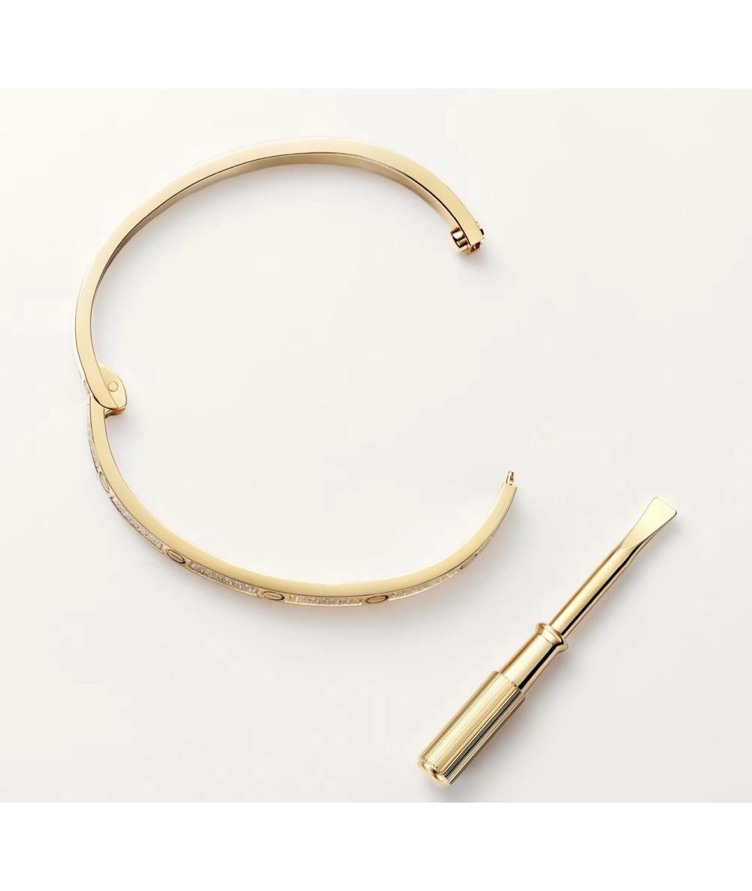CARTIER Золотой браслет из желтого золота, фото 4