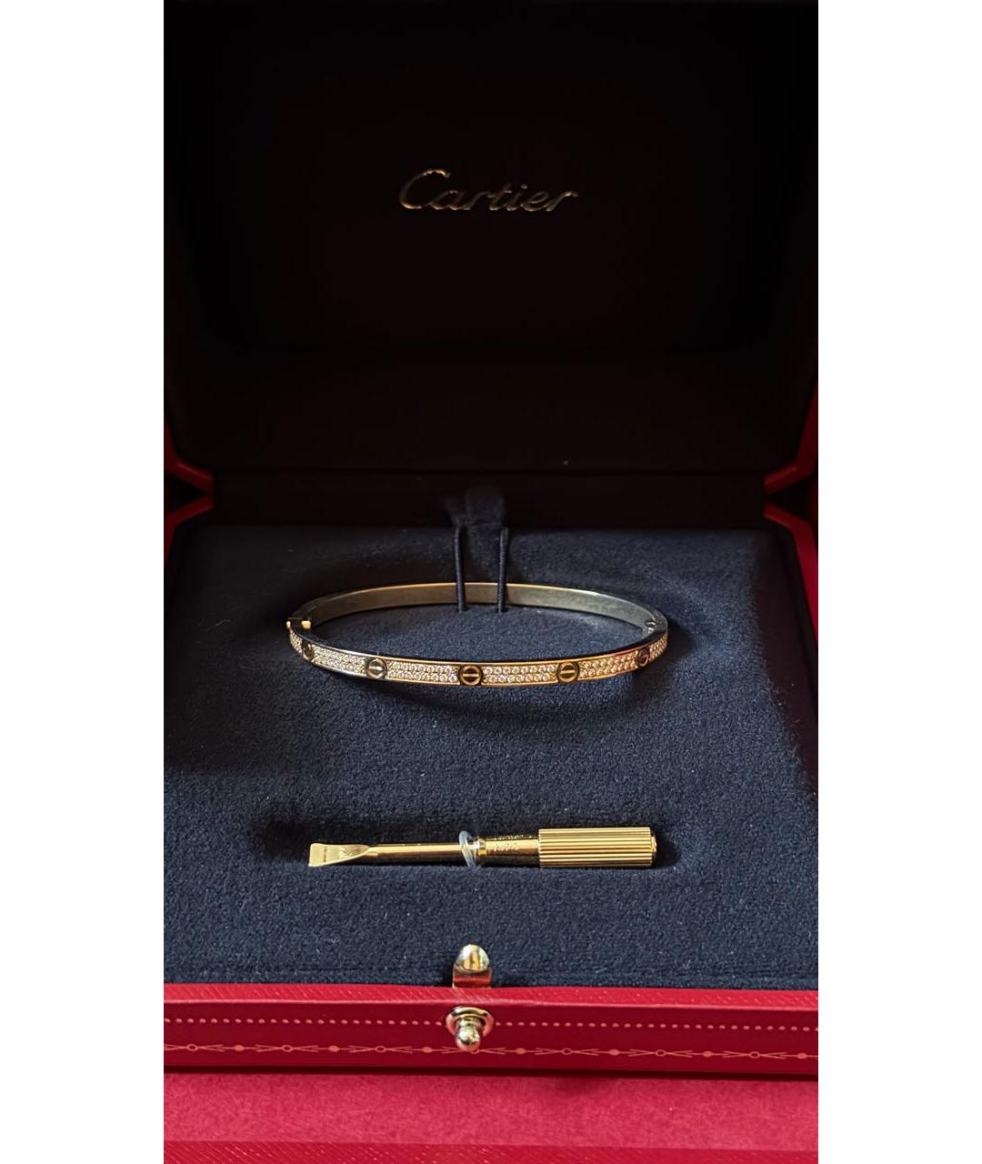 CARTIER Золотой браслет из желтого золота, фото 2