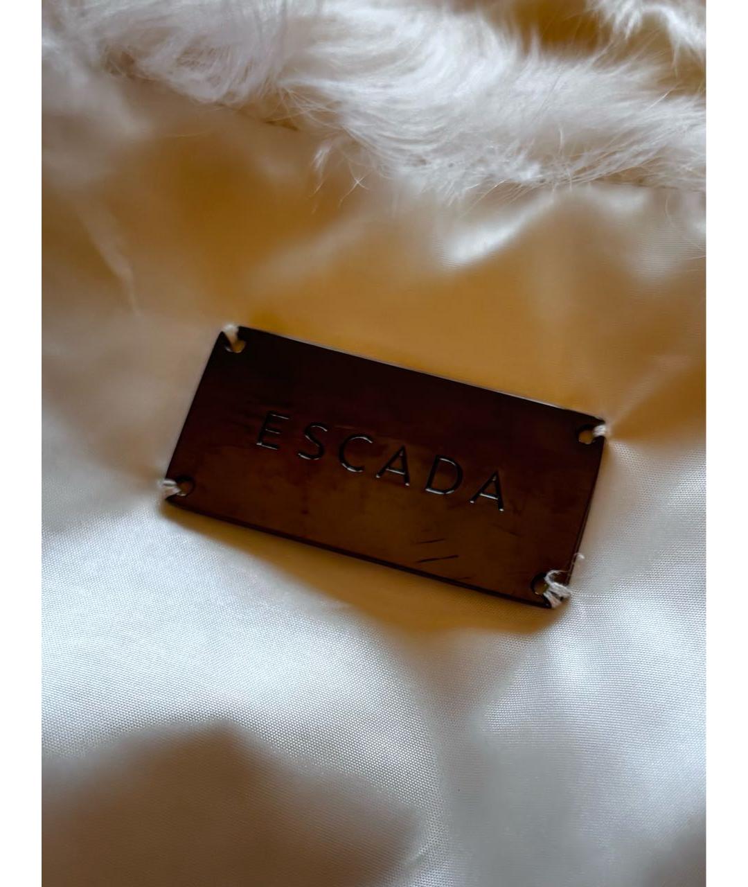 ESCADA Бежевая меховая шуба, фото 6