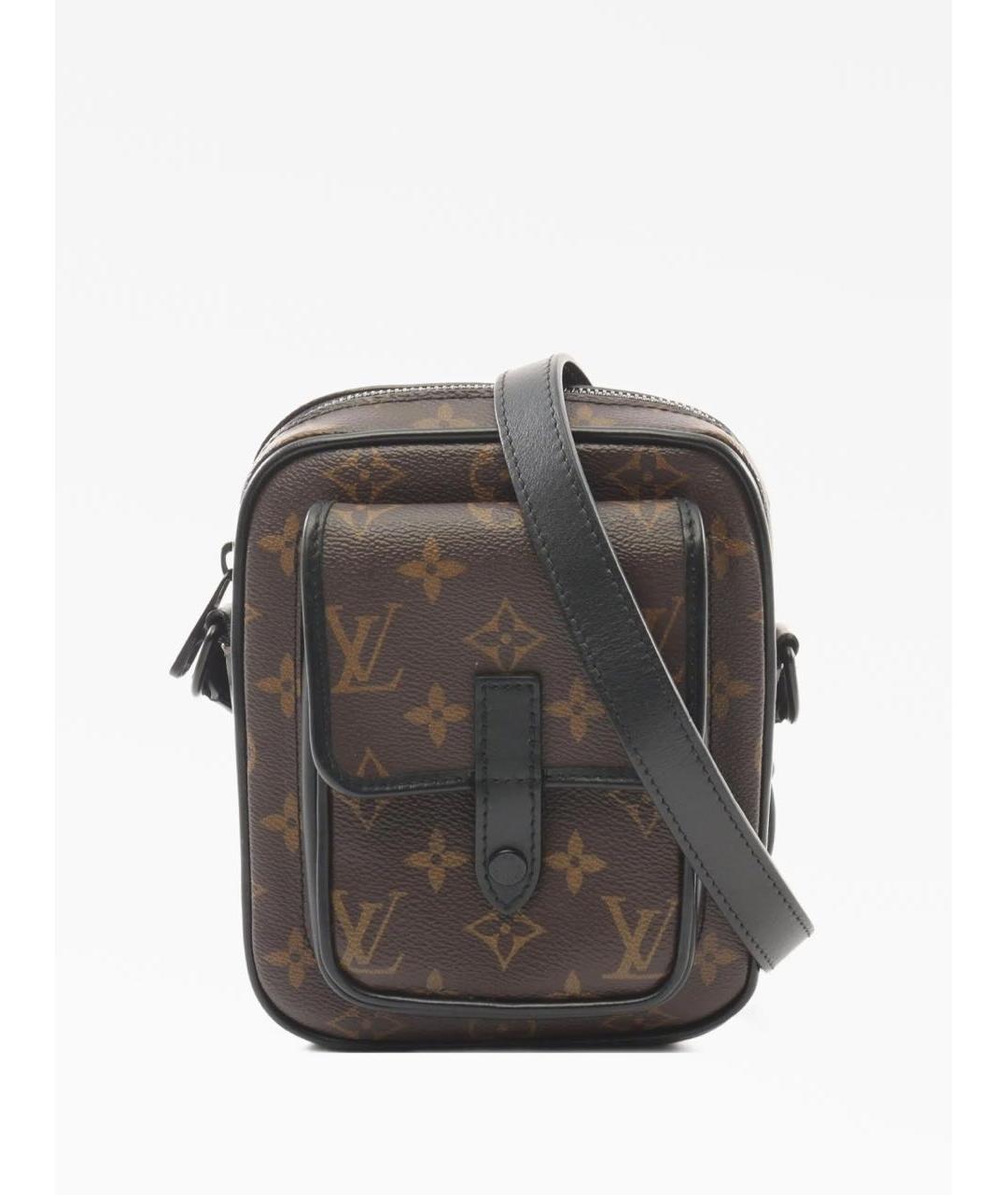 LOUIS VUITTON Коричневая сумка на плечо из канвы, фото 6