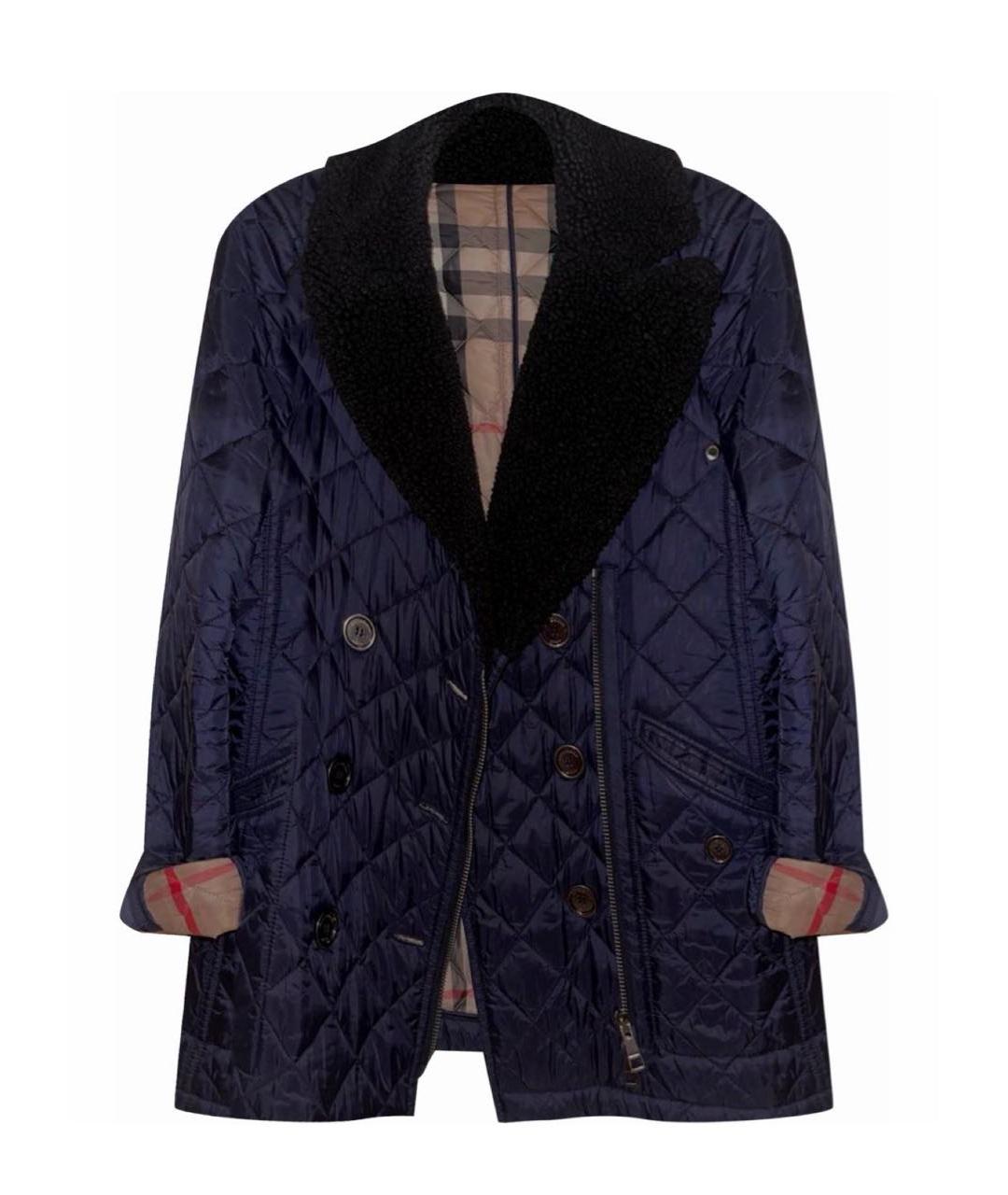 BURBERRY Темно-синяя куртка, фото 1