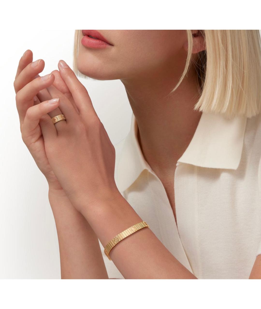 CARTIER Желтый браслет из желтого золота, фото 3