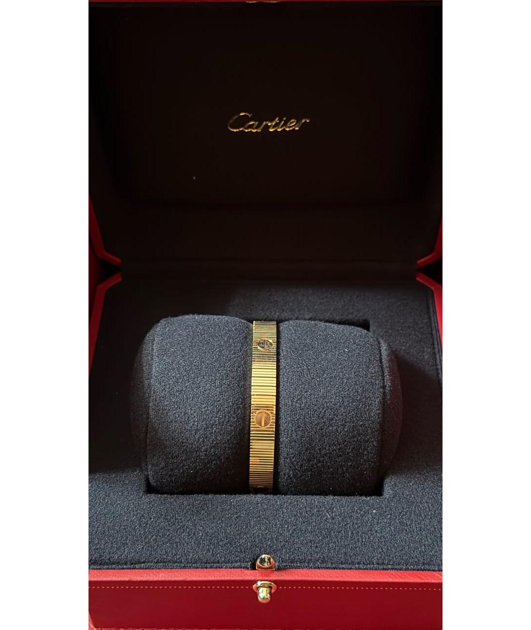 CARTIER Желтый браслет из желтого золота, фото 7