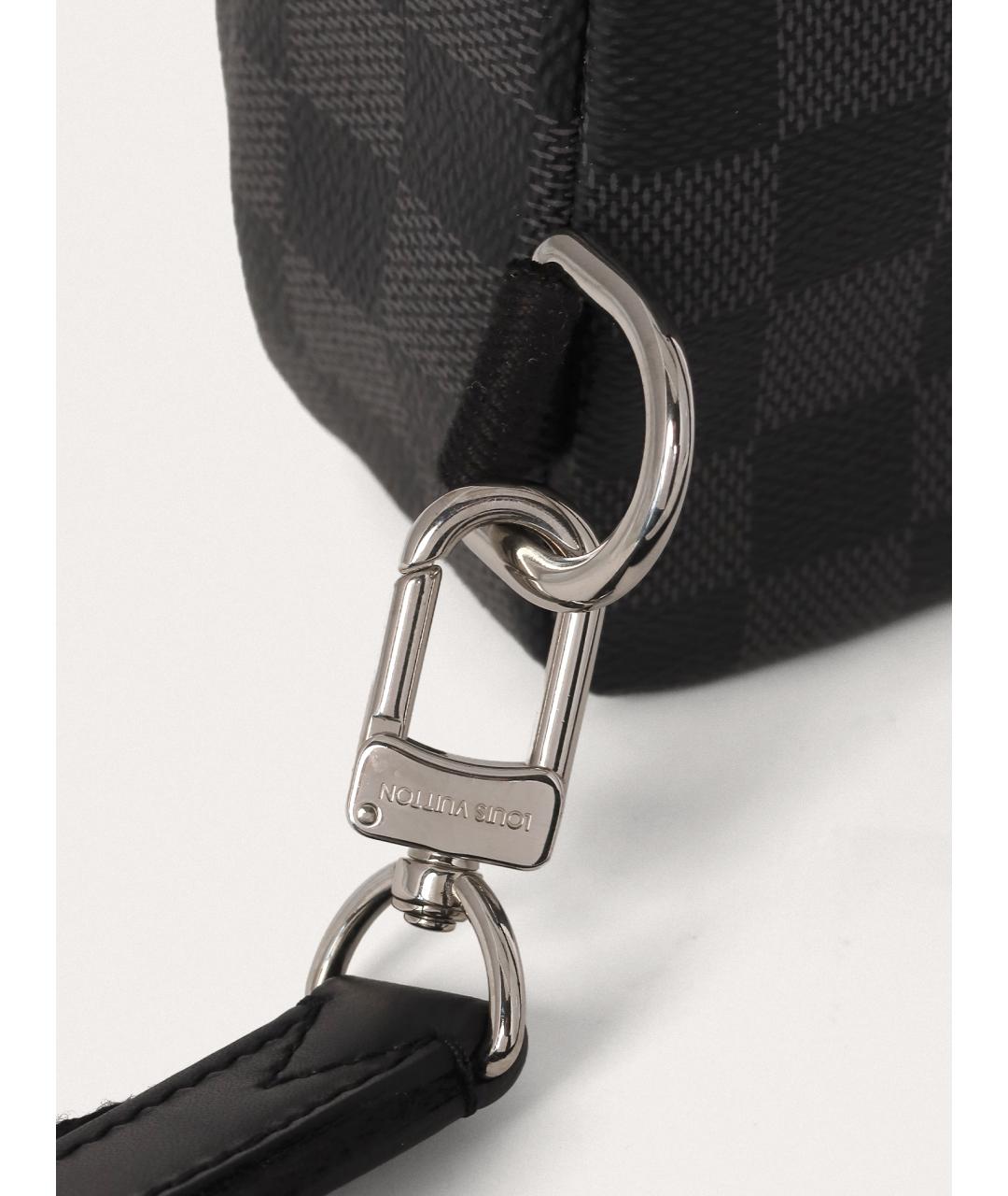 LOUIS VUITTON Черная сумка на плечо, фото 5