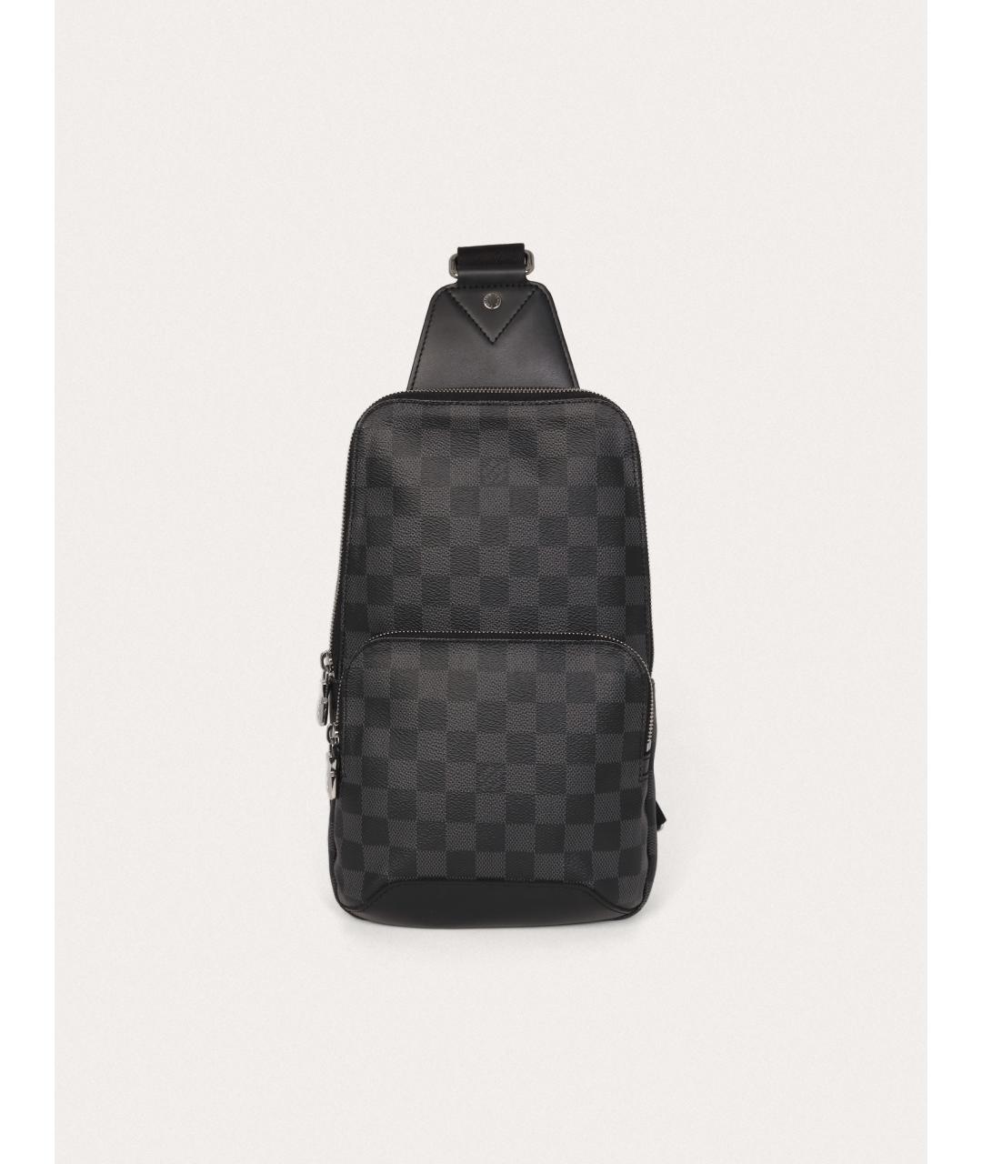 LOUIS VUITTON Черная сумка на плечо, фото 9