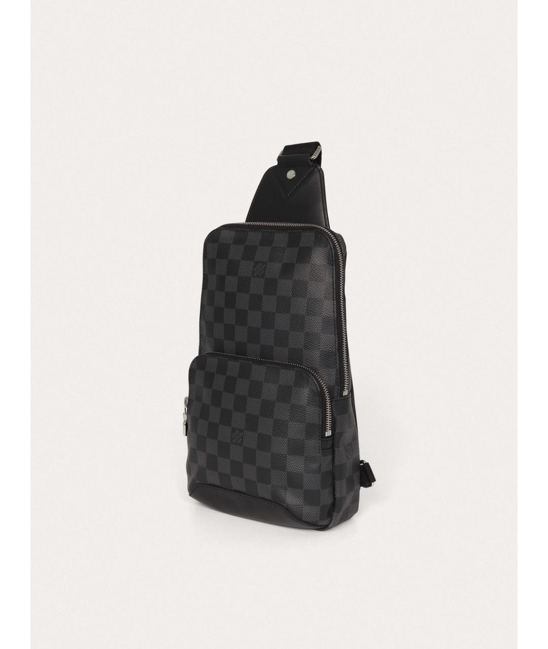 LOUIS VUITTON Черная сумка на плечо, фото 2