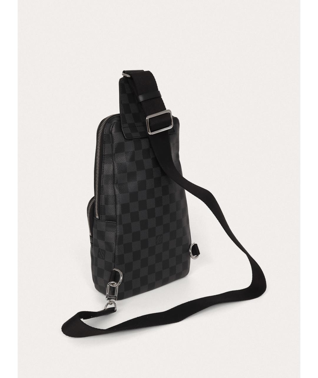 LOUIS VUITTON Черная сумка на плечо, фото 3