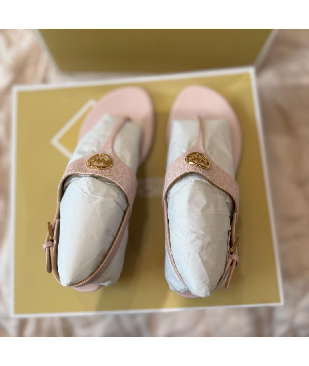 MICHAEL MICHAEL KORS Розовые босоножки, фото 3