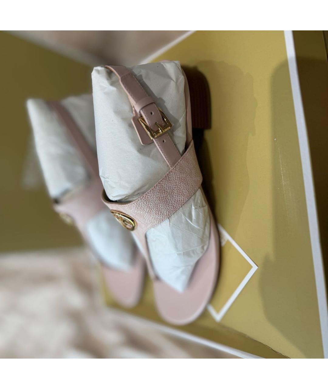 MICHAEL MICHAEL KORS Розовые босоножки, фото 5