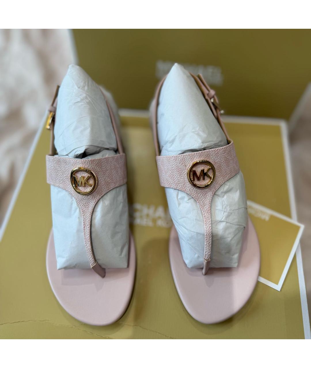 MICHAEL MICHAEL KORS Розовые босоножки, фото 2
