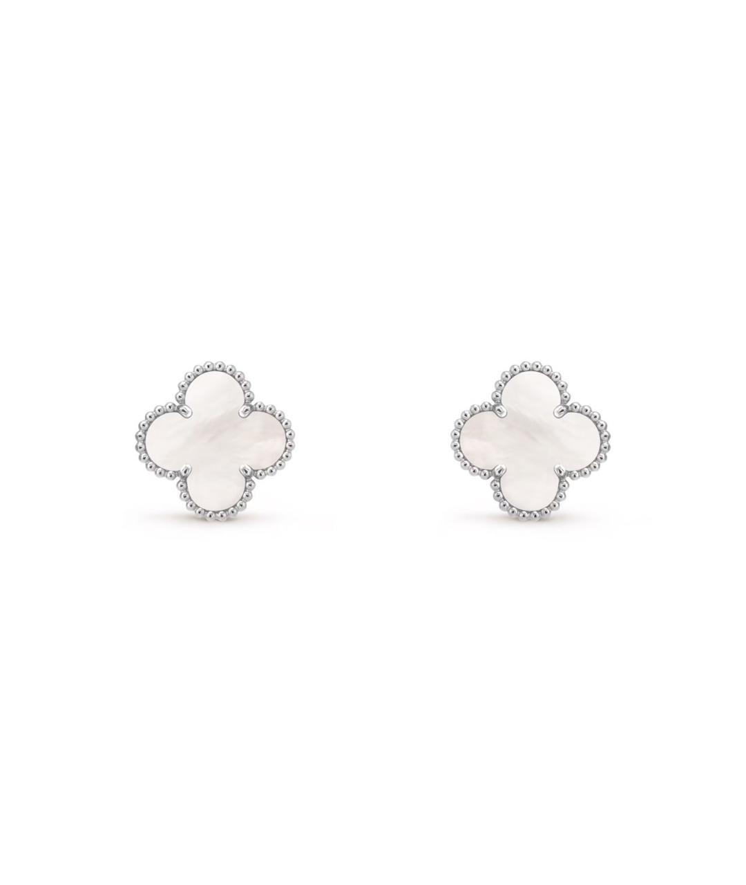 VAN CLEEF & ARPELS Белые серьги из белого золота, фото 1
