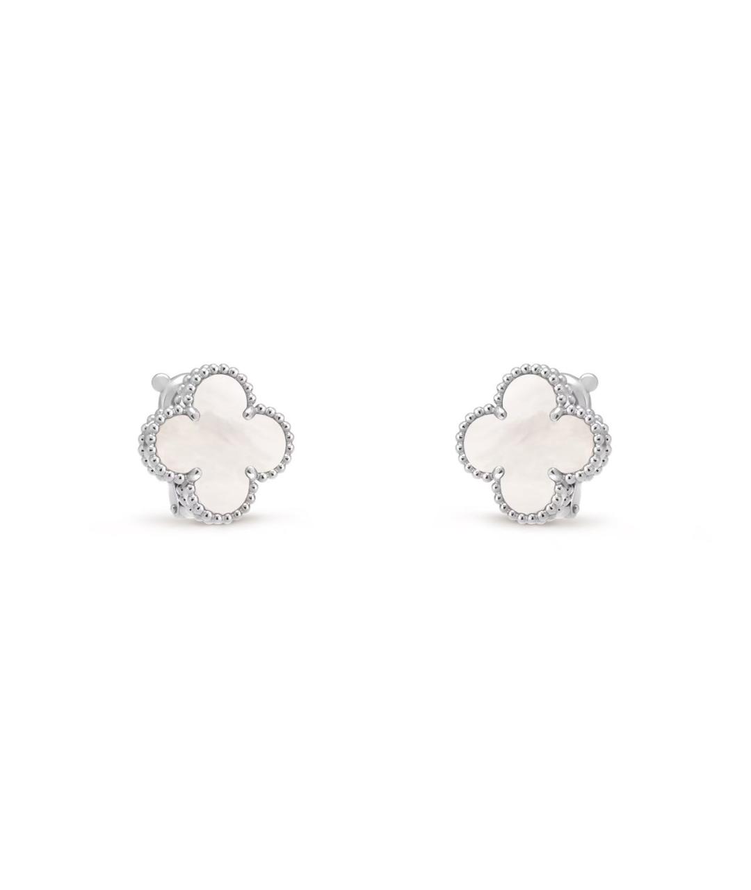 VAN CLEEF & ARPELS Белые серьги из белого золота, фото 2
