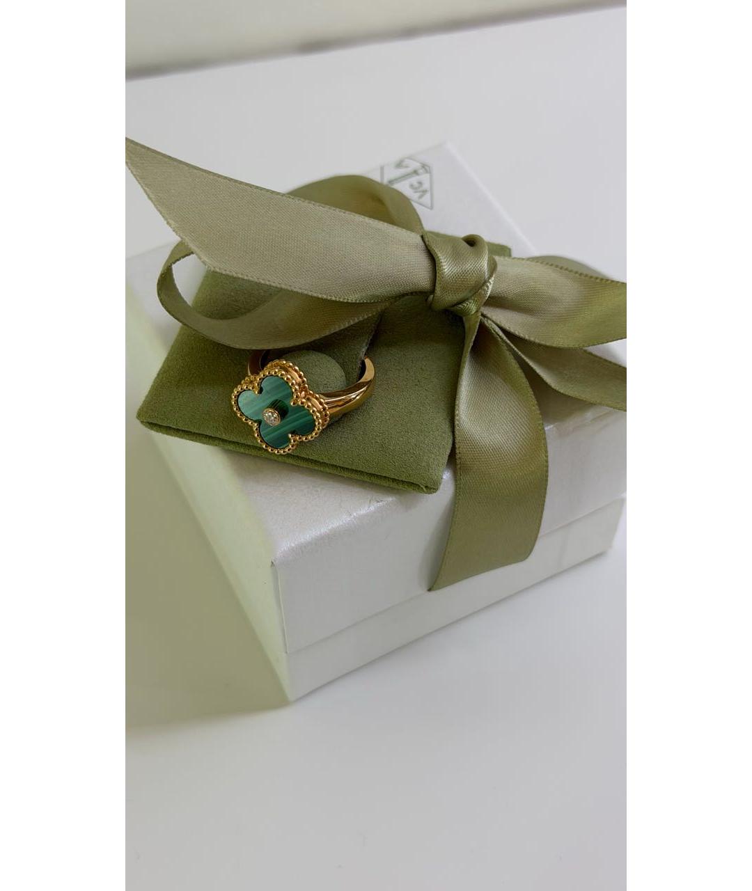 VAN CLEEF & ARPELS Зеленое кольцо из желтого золота, фото 6