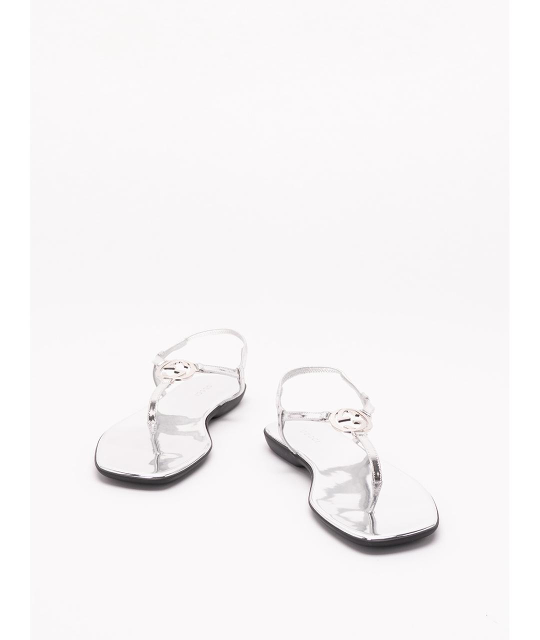 GUCCI Кожаные сандалии, фото 2
