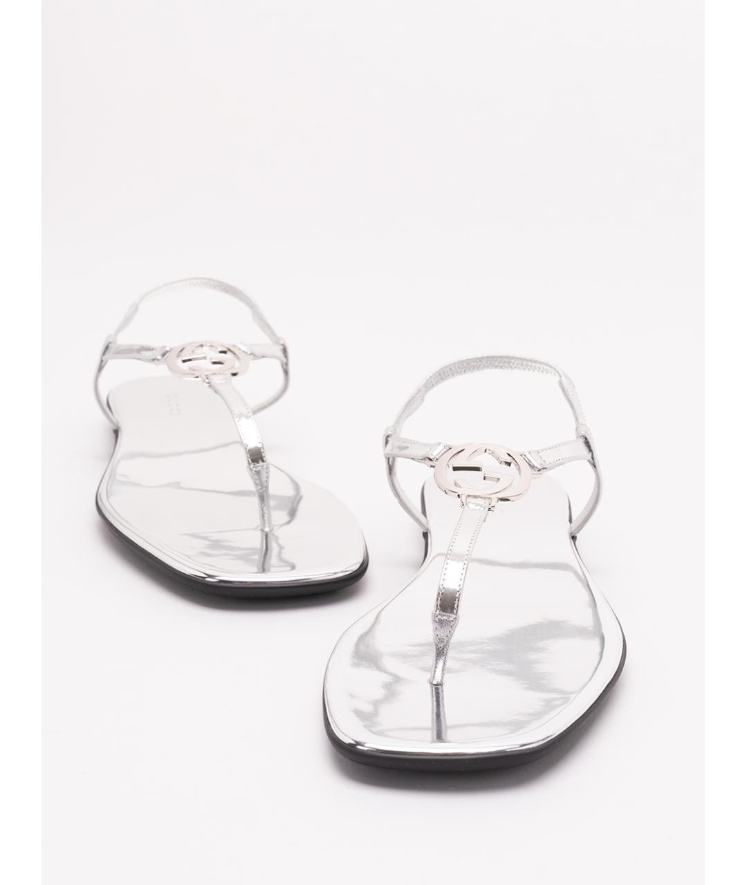 GUCCI Кожаные сандалии, фото 5