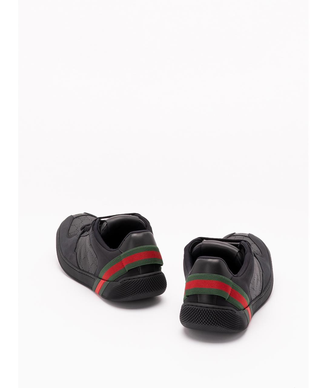 GUCCI Кожаные низкие кроссовки / кеды, фото 3