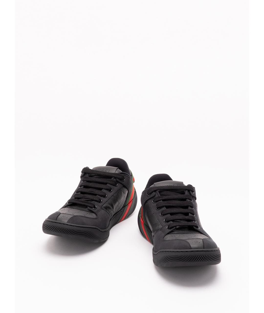 GUCCI Кожаные низкие кроссовки / кеды, фото 2