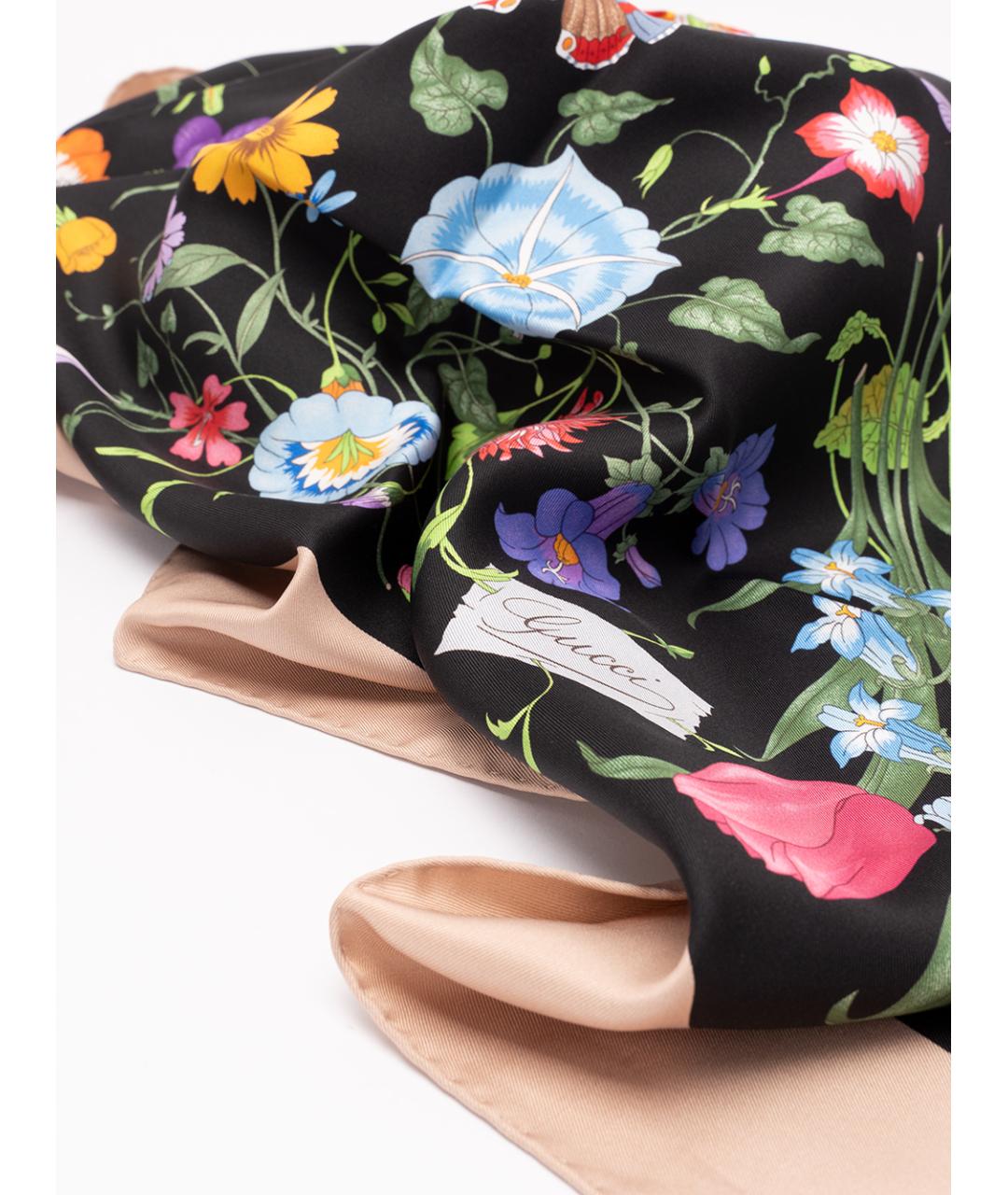 GUCCI Мульти шелковый шарф, фото 2