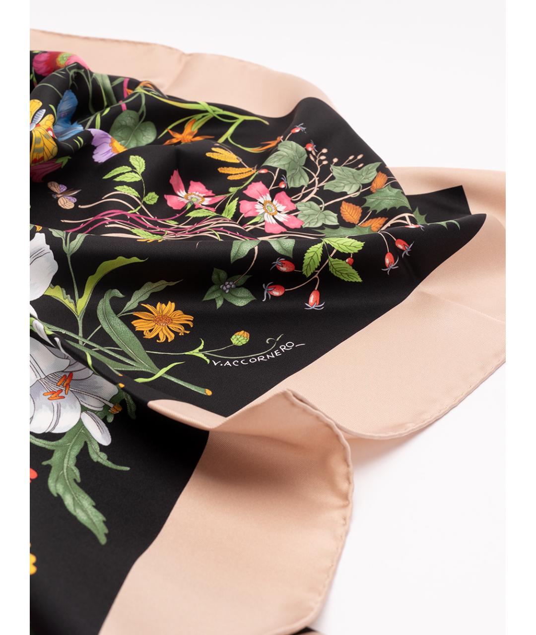 GUCCI Мульти шелковый шарф, фото 3