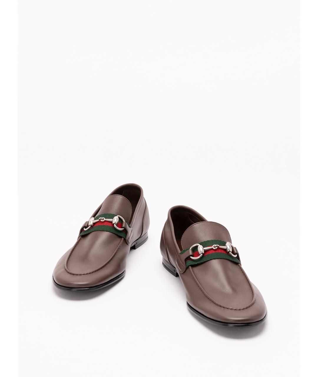 GUCCI Кожаные лоферы, фото 2