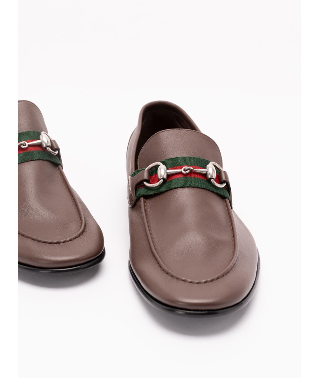 GUCCI Кожаные лоферы, фото 5