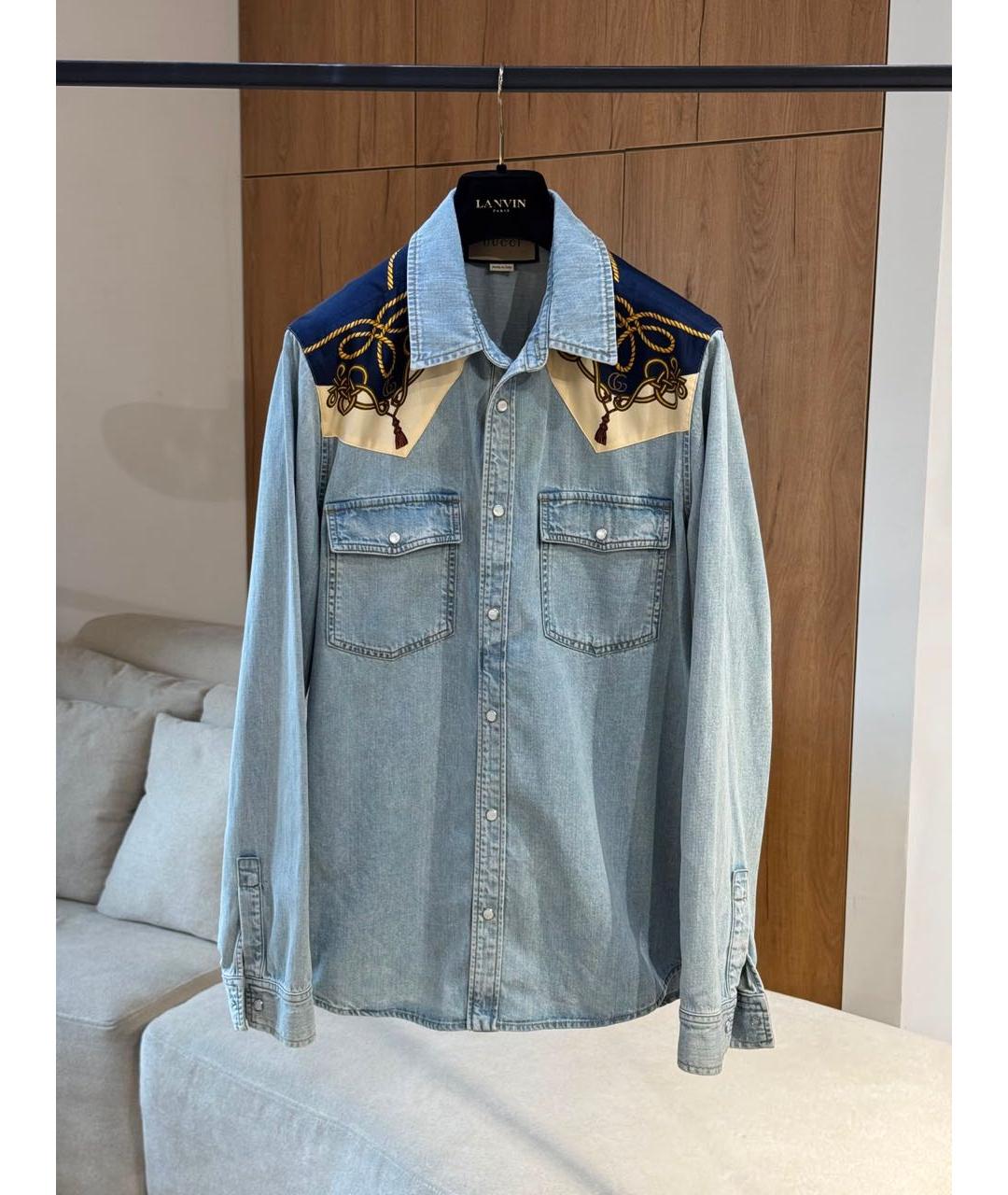 ETRO Голубая рубашка, фото 3
