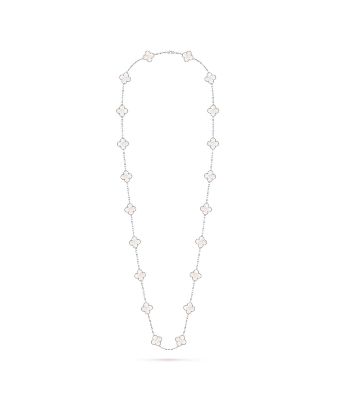 VAN CLEEF & ARPELS Белое колье из белого золота, фото 1