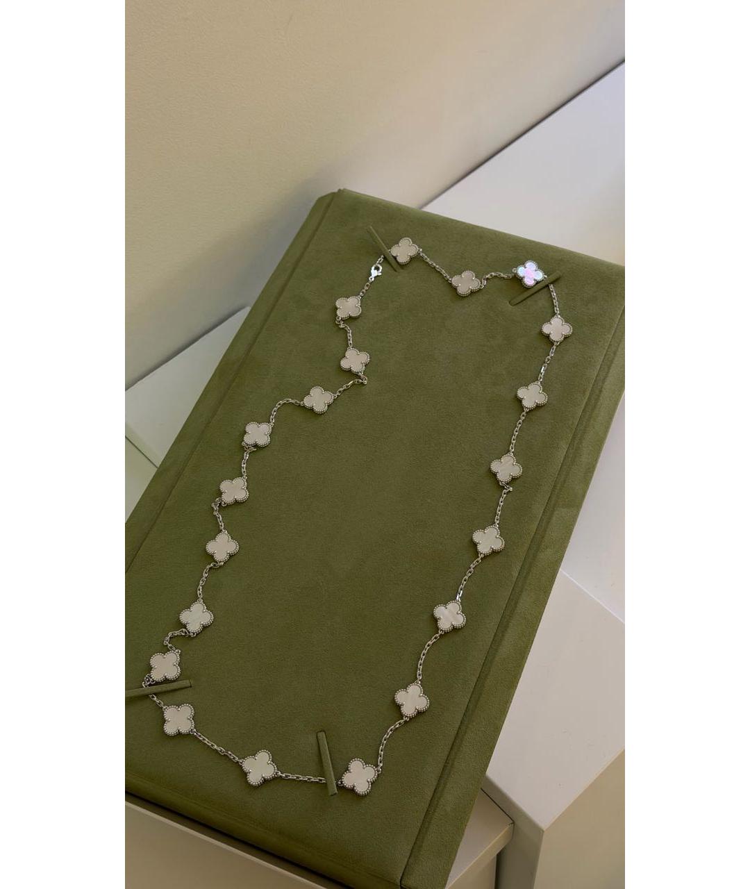 VAN CLEEF & ARPELS Белое колье из белого золота, фото 4