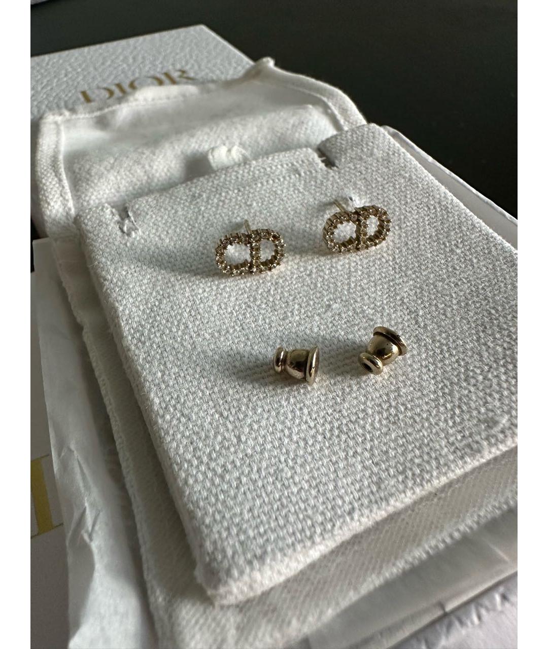 CHRISTIAN DIOR Серебряные металлические серьги, фото 6