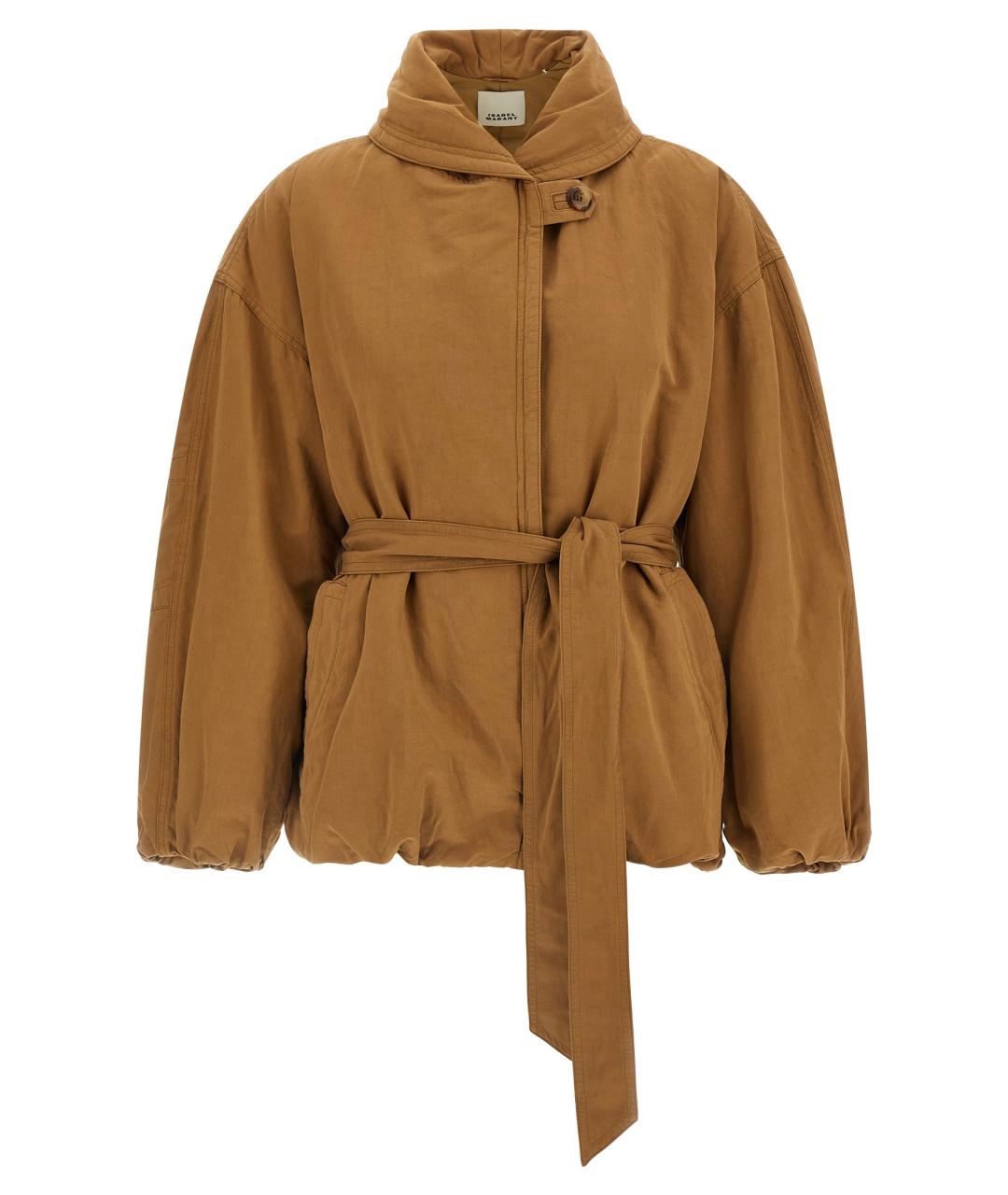 ISABEL MARANT Коричневая хлопковая куртка, фото 1