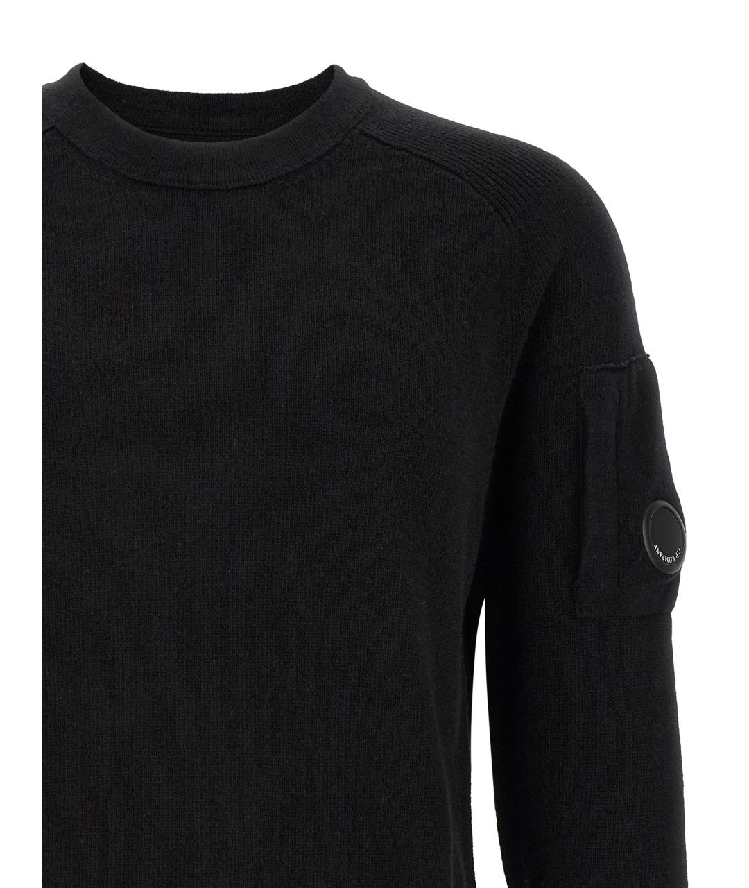 CP COMPANY Черный шерстяной джемпер / свитер, фото 3