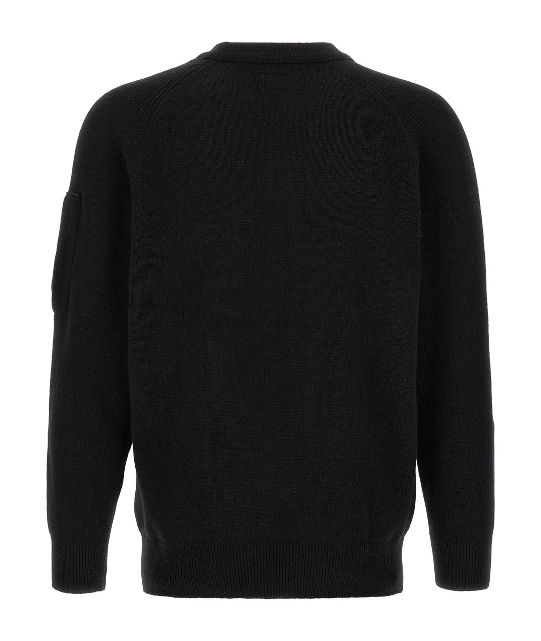 CP COMPANY Черный шерстяной джемпер / свитер, фото 2