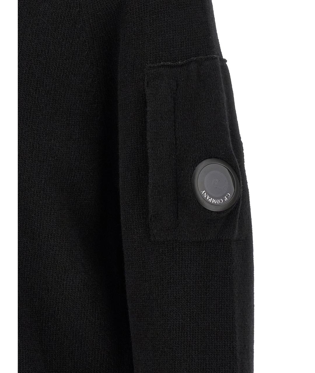 CP COMPANY Черный шерстяной джемпер / свитер, фото 5