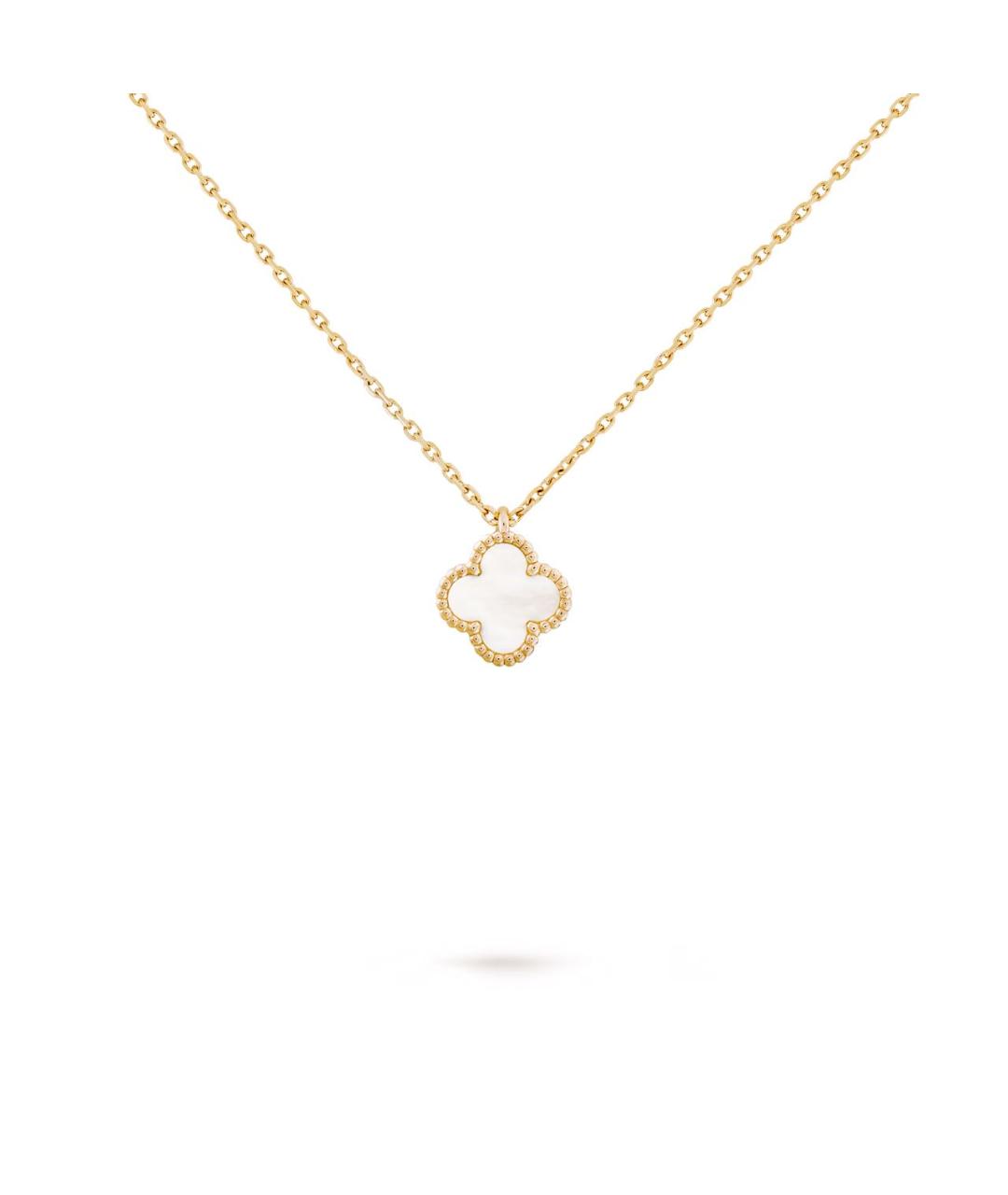VAN CLEEF & ARPELS Белый кулон из желтого золота, фото 2