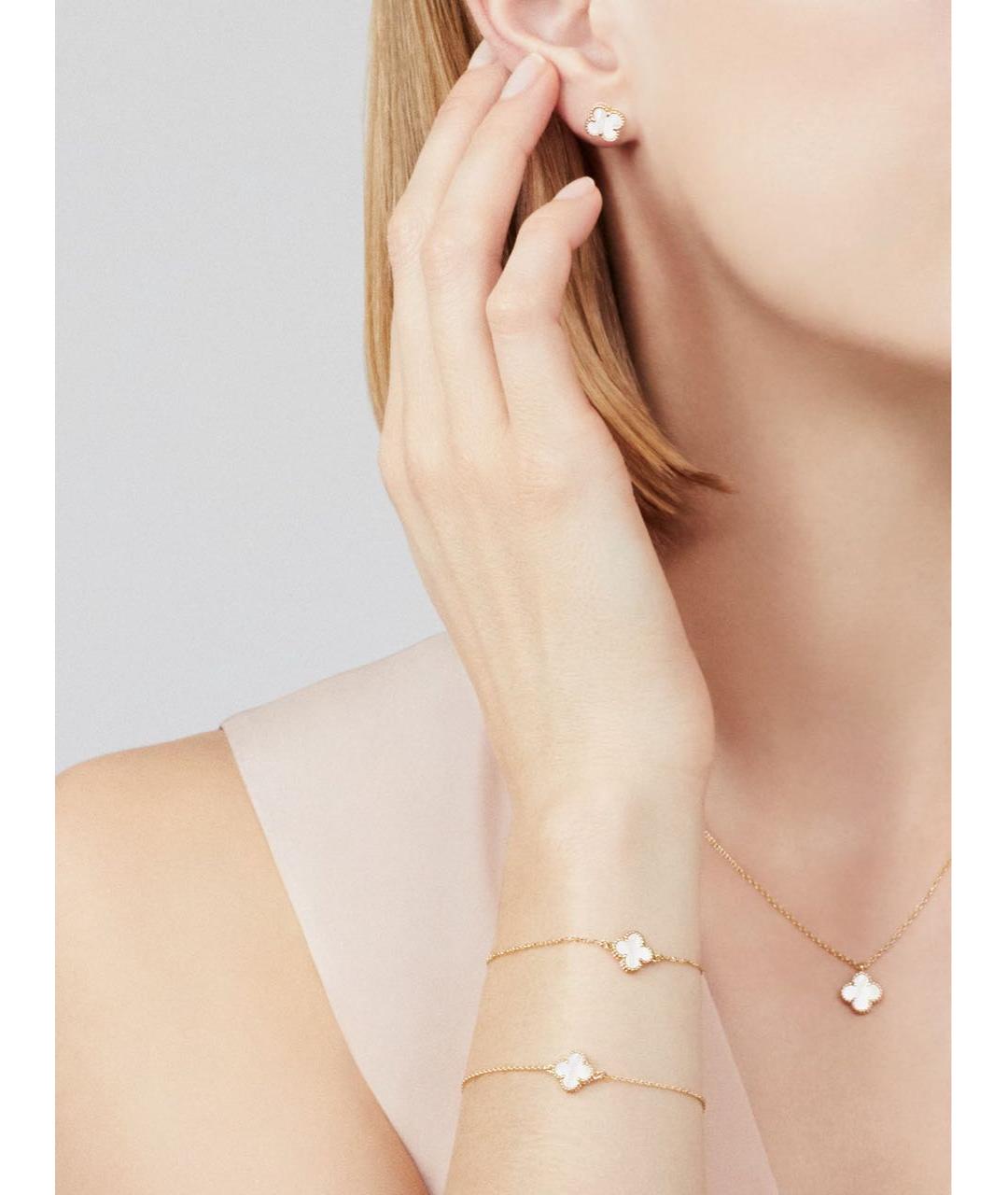 VAN CLEEF & ARPELS Белый кулон из желтого золота, фото 3
