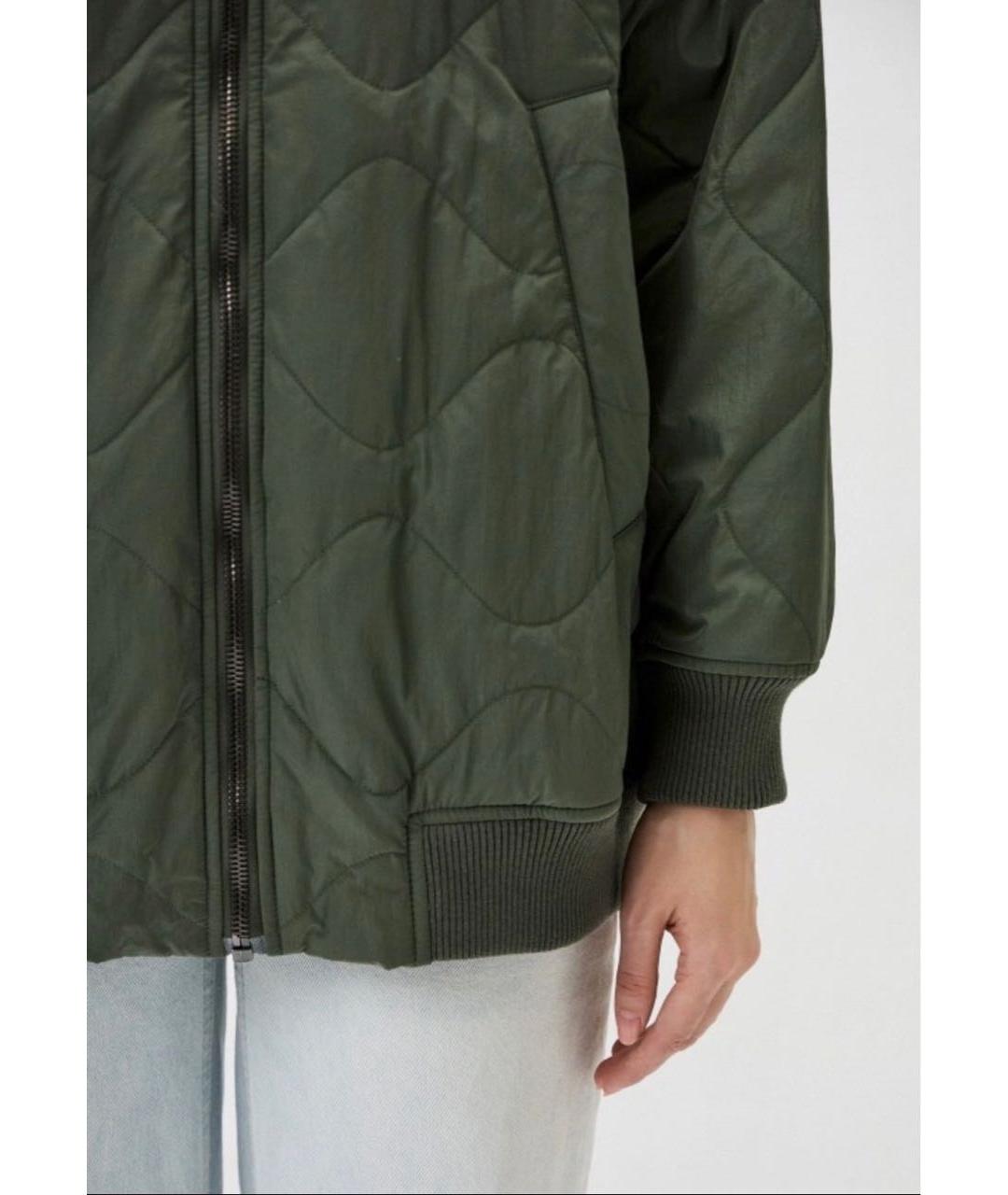 WEEKEND MAX MARA Хаки куртка, фото 4